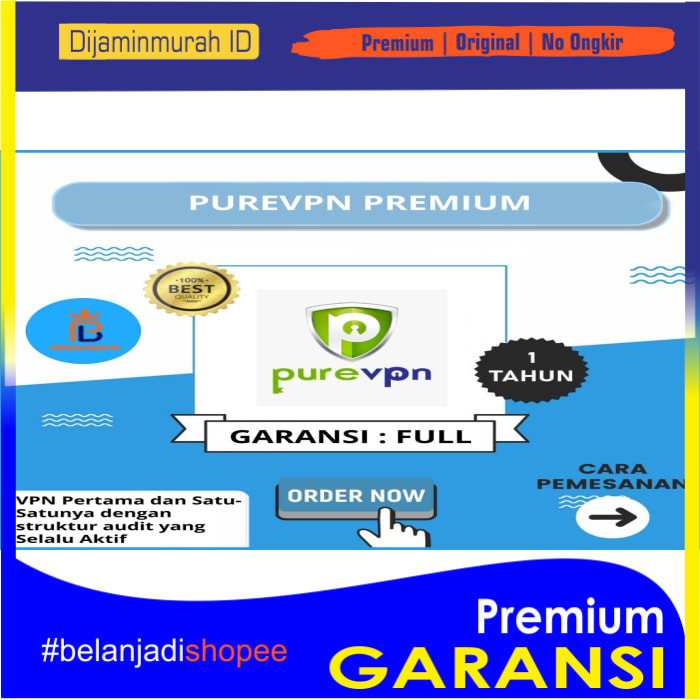 Jual [Cek Deskripsi] Purevpn Pure Vpn Premium 1 Tahun Full Garansi Full ...