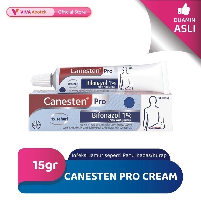 Jual Canesten Pro Cream Infeksi Jamur seperti Panu, Kadas/Kurap (15