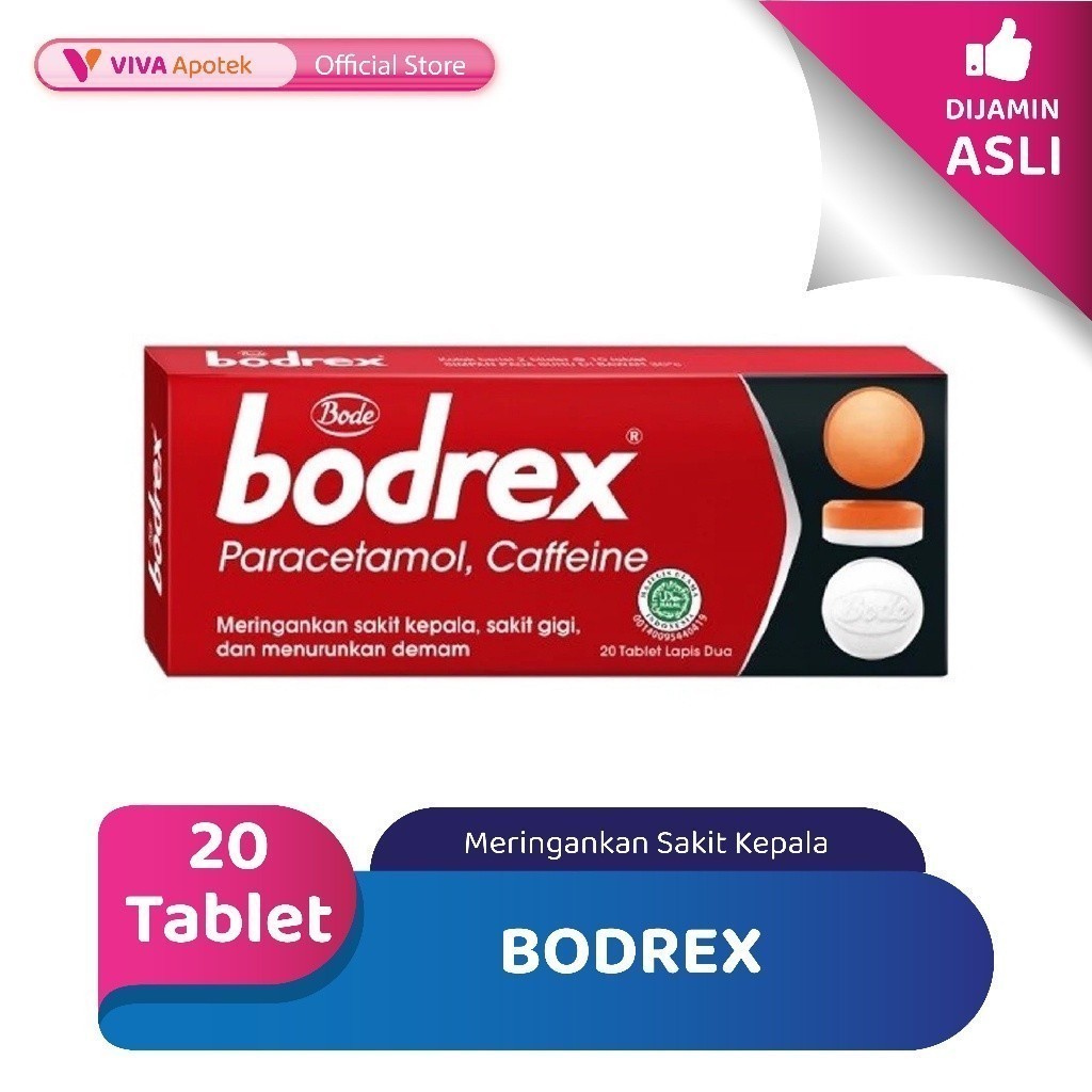 Jual Bodrex untuk Meringankan Sakit Kepala (20 Tablet) | Shopee Indonesia