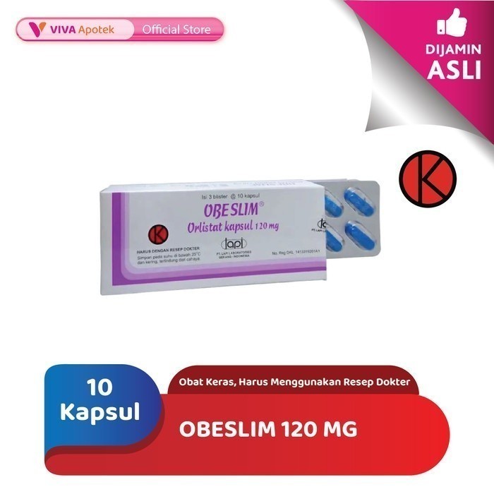Jual Obeslim 120 mg untuk Mengatasi Obesitas (10 Kapsul) | Shopee Indonesia