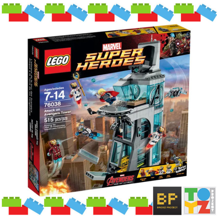 Jual Lego 76038 Super Heroes - Attack on Avengers Tower | Shopee Indonesia