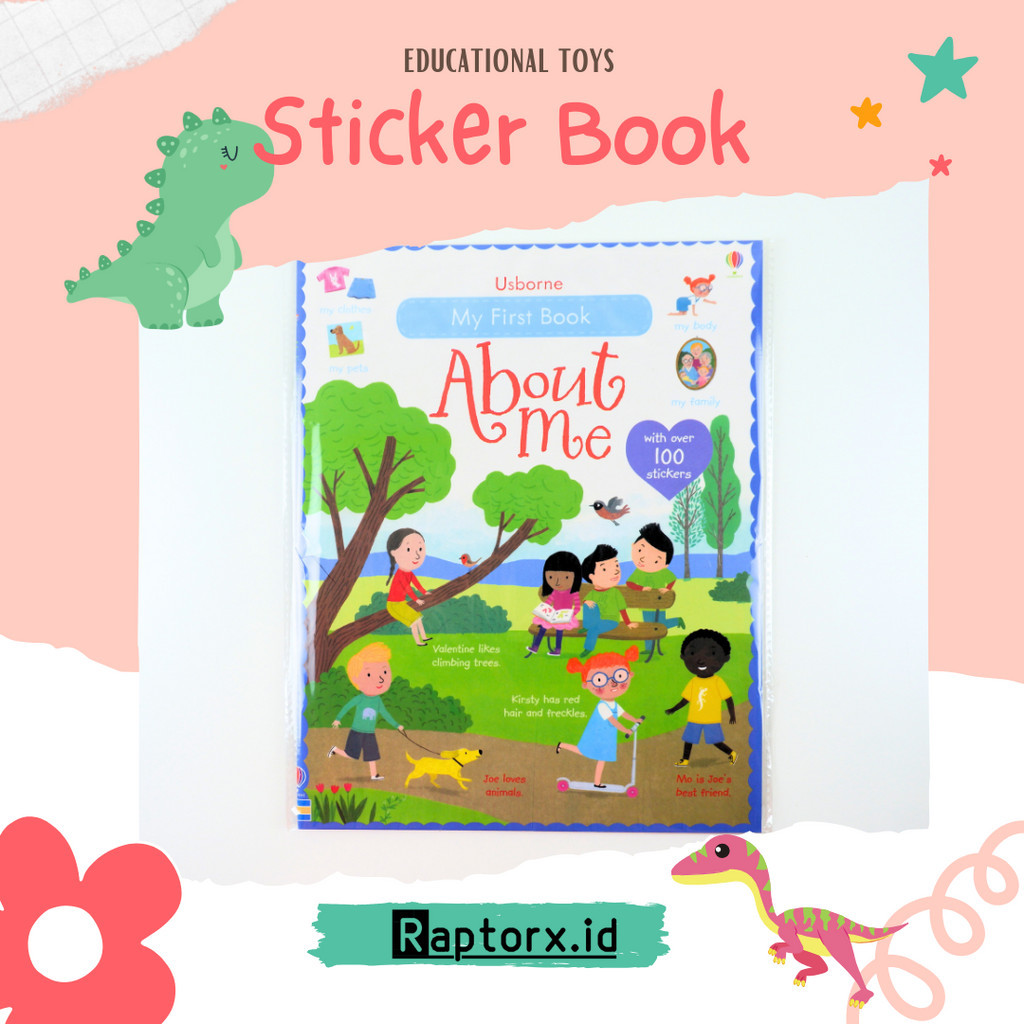 Jual Sticker Book First Sticker Book Kertas Usborne Buku Menempel ...