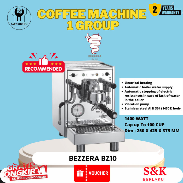 Jual Mesin Kopi Bezzera Coffee Espresso Coffee Machine Bz Shopee Indonesia