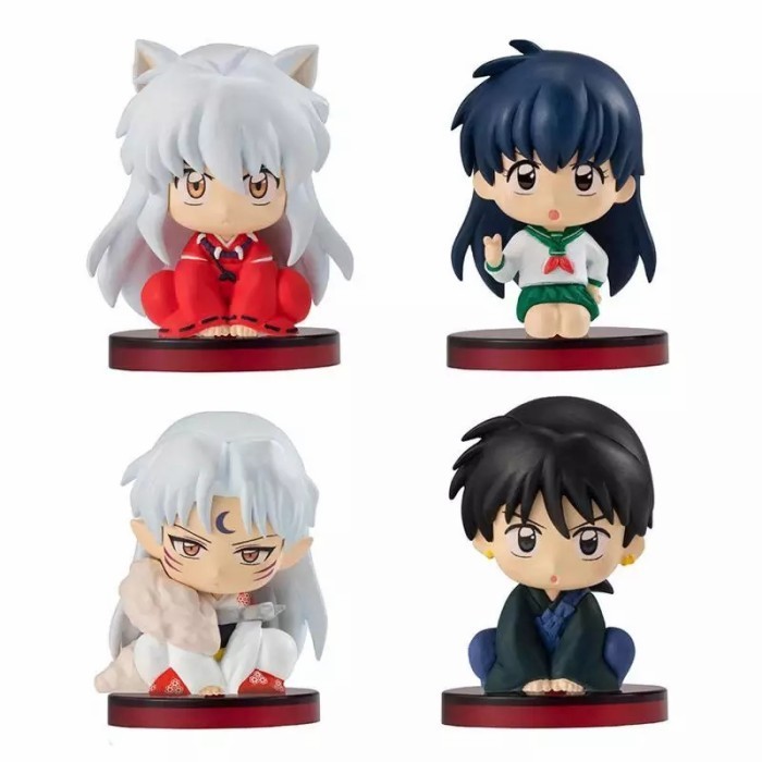 Jual Inuyasha Figure Higurashi Kagome Sesshoumaru 4 Pcs | Shopee Indonesia