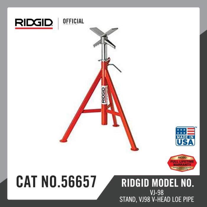 Jual Ridgid-Stand, Vj98 V-Head Low Pipe -56657 | Shopee Indonesia