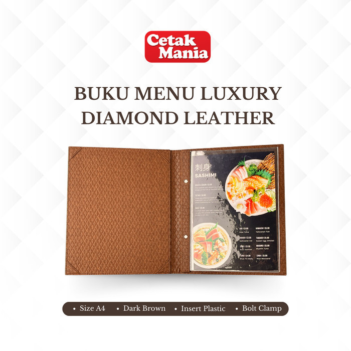 Jual Buku Menu Luxury Isi Plastik A4 Mika - Cafe - Coffee Shop ...