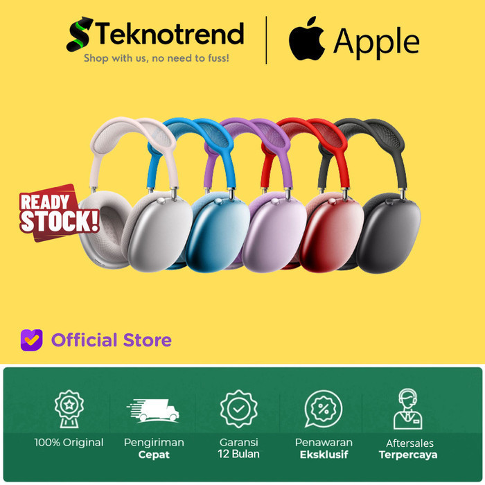 (Resmi) Apple Airpods Max White Black Red Green Blue, Not Pro Termurah  Terlaris Promo