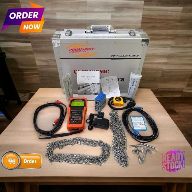 Jual Ultrasonic Flow Meter Tuf2000H 15-100Mm Liquid Tester Meter Tuf ...