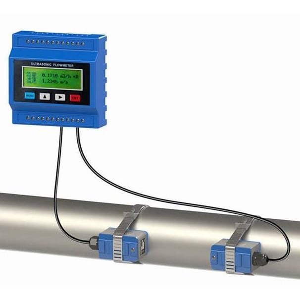 Jual Ultrasonic Flow Meter Tuf2000M Liquid Flowmeter Tuf-2000M 50-700Mm ...