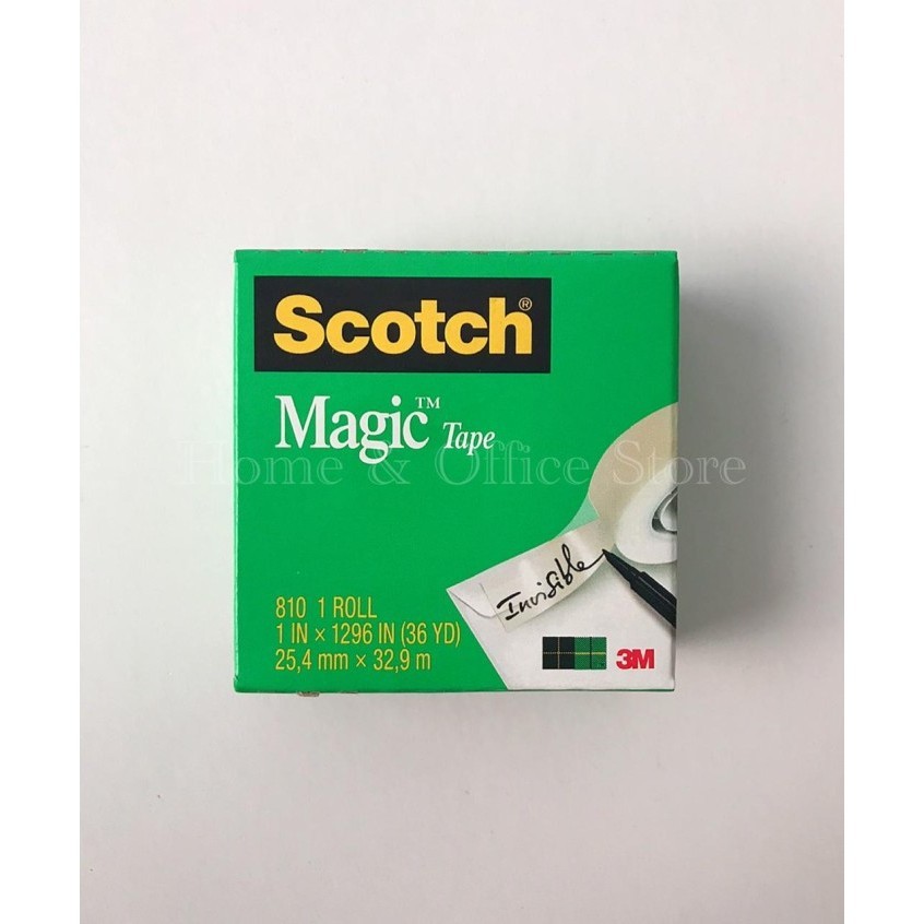 Jual JUAL 3M Scotch Tape 810 Magic Tape 1 IN x 36 YD ( Selotip ...