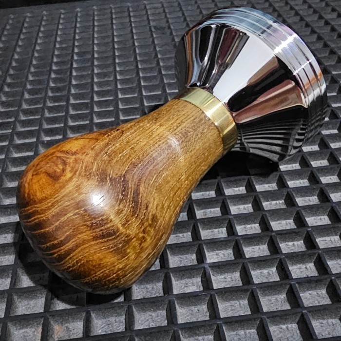 Jual 58.65Mm Coffee Espresso Tamper Flat Stainless Steel Base Ims