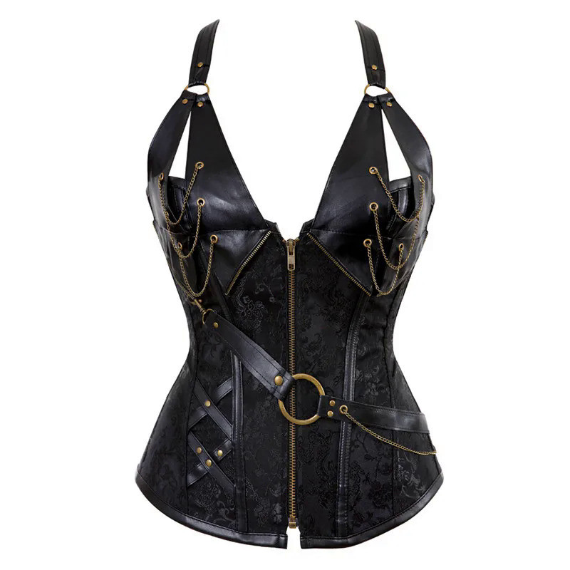 Jual Sapubonva Steampunk Corsets And Bustiers Halter Plus Size Corset