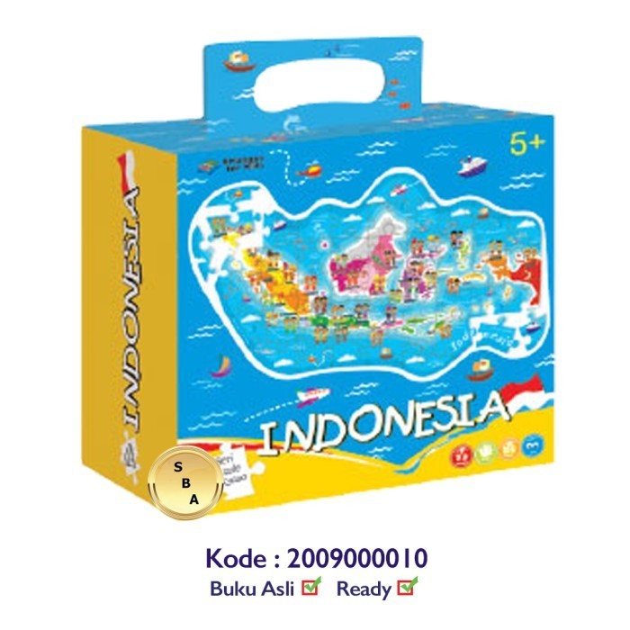 Jual Puzzle Jumbo Raksasa Seri Peta Atlas Indonesia Erlangga | Shopee ...