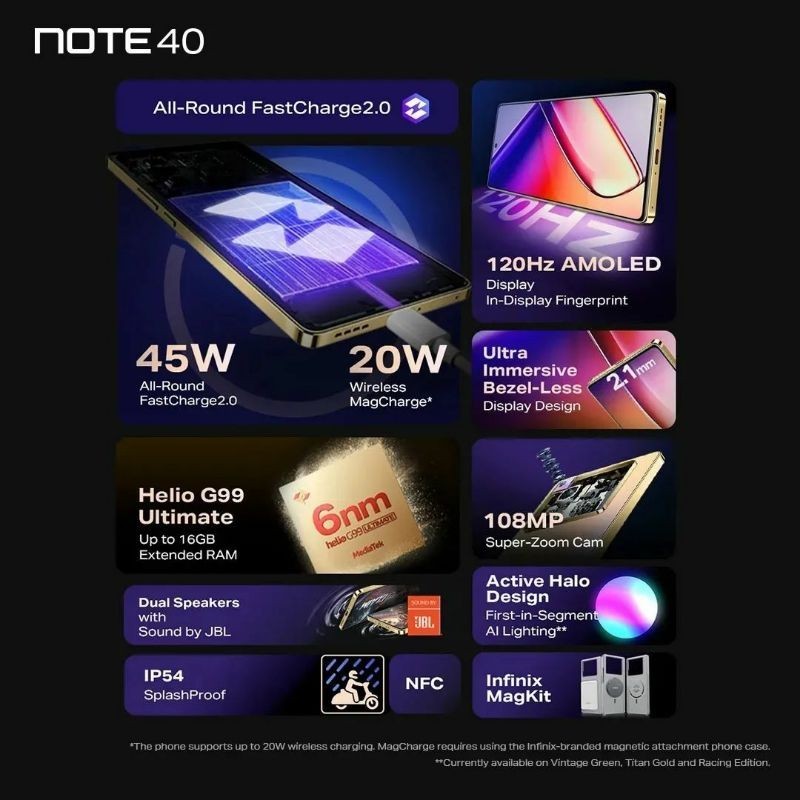 Jual infinix note 40 new | Shopee Indonesia