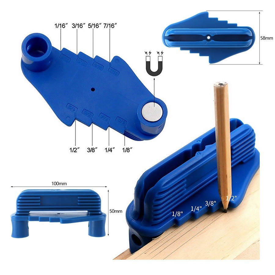 Jual Woodworking Scriber SP / Penggaris Marking Center / Finder ...