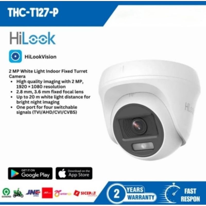 Jual Hilook Thc T127 P 2mp Indoor Camera Colorvu Shopee Indonesia