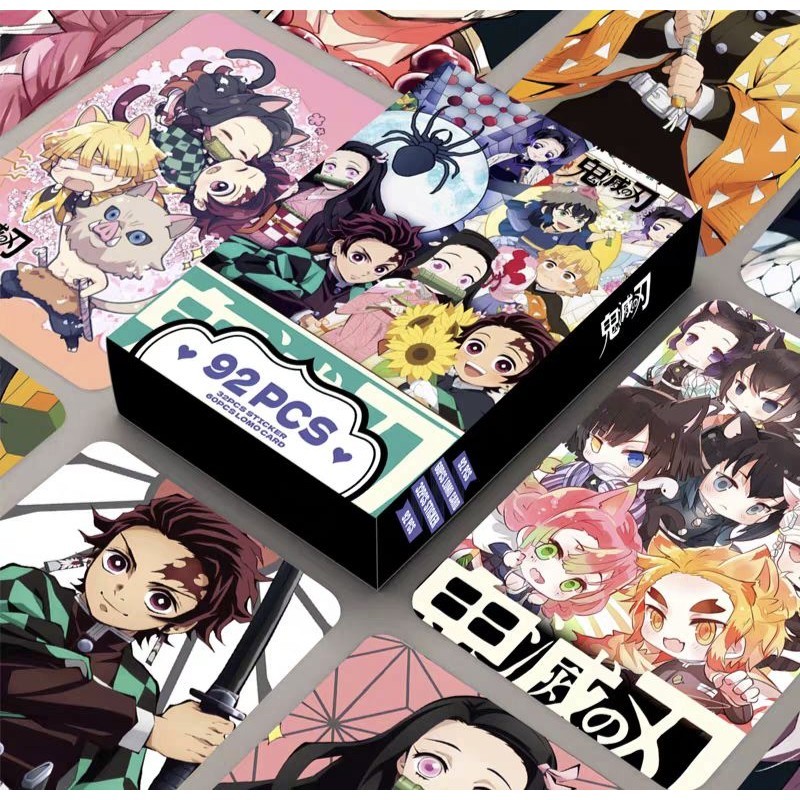 Jual Lomo Card Demon Slayer | Lomo Card Kimetsu No Yaiba 92 Pcs| 60 ...