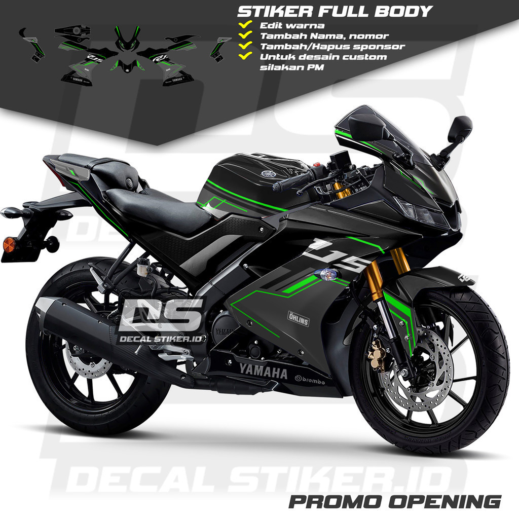 Jual Decal R15 V3 Full Body Keren Stiker R15 V3 Full Body Keren ...