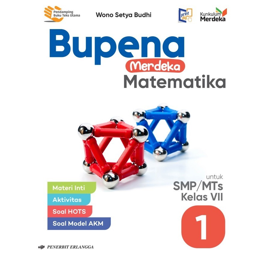 Jual BUKU BUPENA MATEMATIKA SMP KELAS 7 KURIKULUM MERDEKA + KUNCI ...