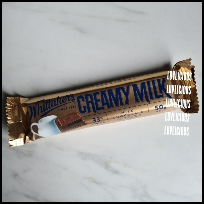 Jual Whittaker Whittakers Whittaker'S Creamy Milk Chocolate Coklat 50G ...