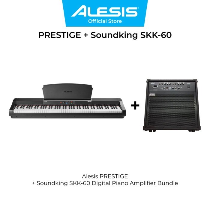 Jual Alesis PRESTIGE + Soundking SKK60 Digital Piano Amplifier Bundle