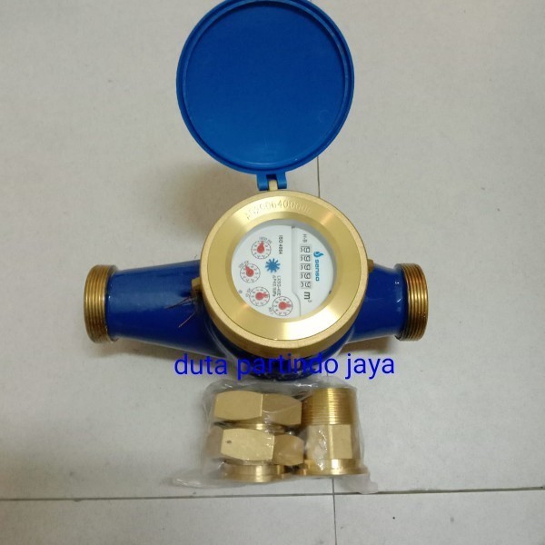 Jual Flow Meter / Water Meter / Meteran Air 1 1/4 inchi DN 32 koneksi ...