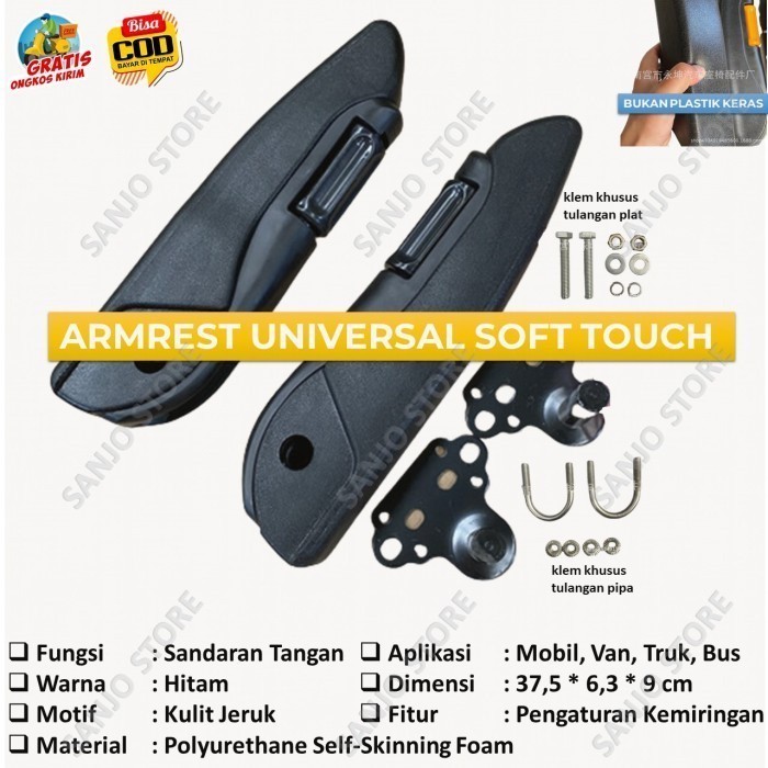Jual arm rest universal lapis kulit sandaran tangan armrest ertiga apv Shopee Indonesia
