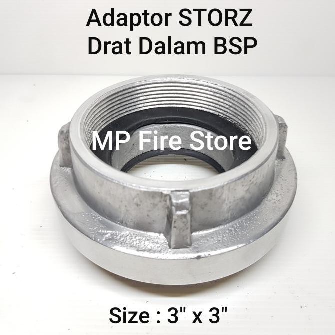 Jual FIRE ADAPTOR STORZ 3 x 3 in DRAT DALAM BSP HYDRANT PEMADAM ...