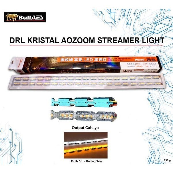 Jual LAMPU LED DRL AOZOOM STREAMER LIGHT | Shopee Indonesia