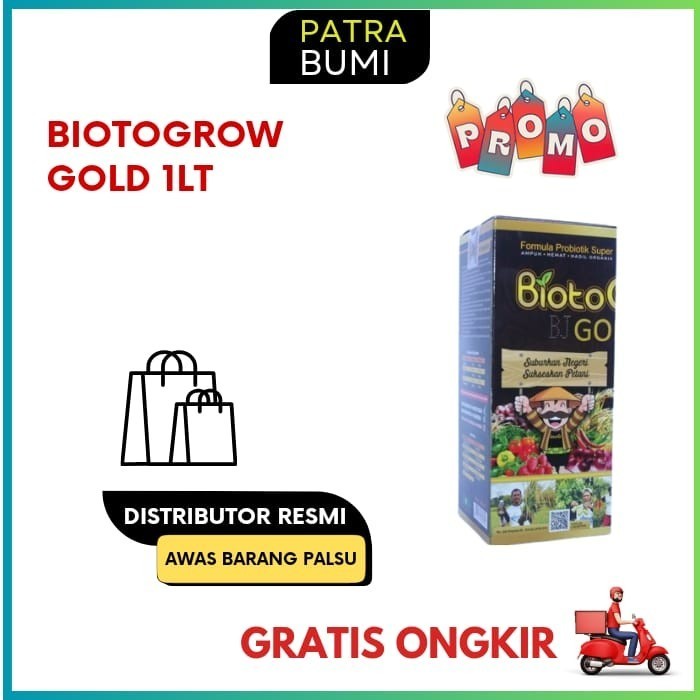 Jual Biotogrow Gold 1Lt Biotogrow Pupuk Probiotik Organik Multiguna ...