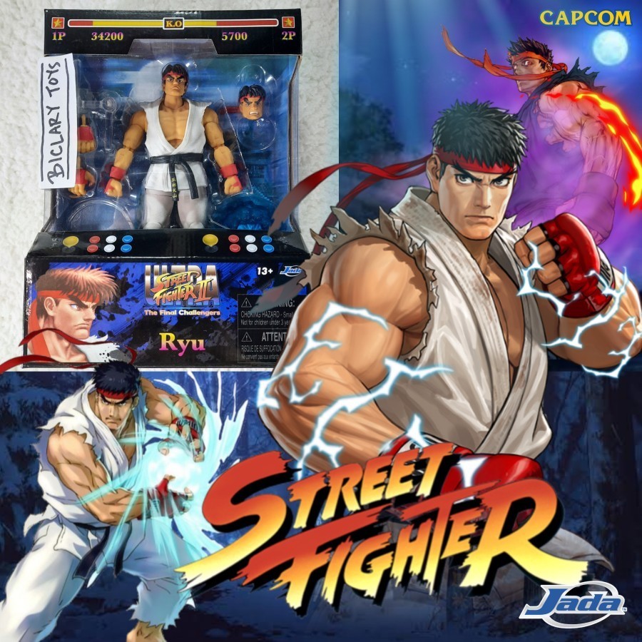 Jual ORIGINAL Jada Ryu Street Fighter II SHF Size ORI | Shopee Indonesia