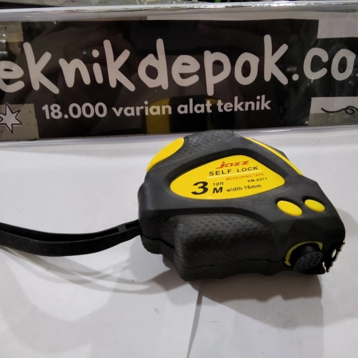 Jual Jazz Rol Meter Alat Ukur Panjang 3 M X 16Mm Meteran Tukang ...