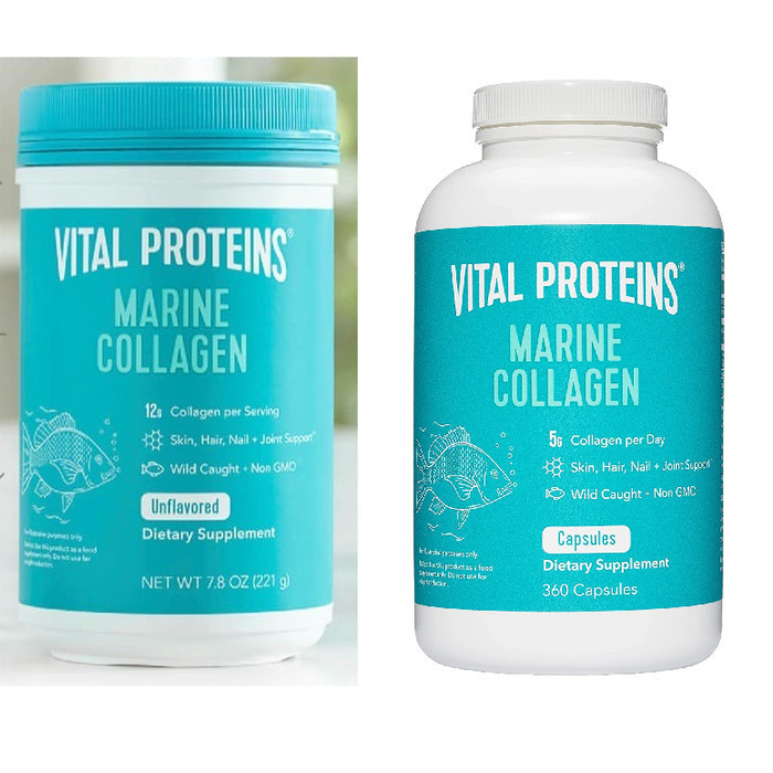 Jual Vital Proteins Marine Collagen Capsules Shopee Indonesia 9008