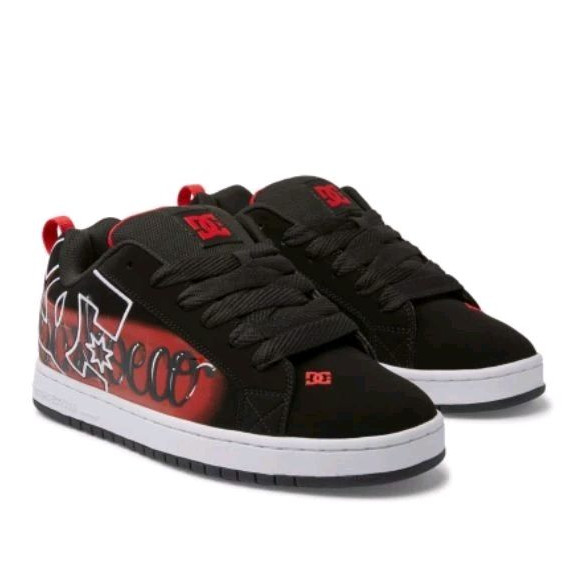 Sale dc court graffik men's sneakers original sepatu kasual pria