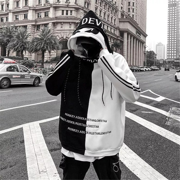 Jual DO THE FLOW HOODIE BIG DEVIL PULLOVER Shopee Indonesia