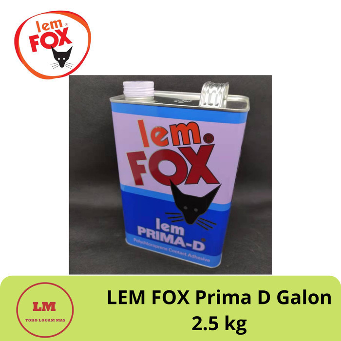 Jual Fox Prima D Lem Kuning Galon Hpl Triplek 25 Kg Shopee Indonesia 1831