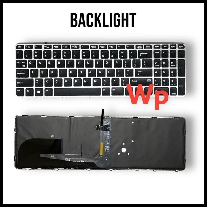 TECLADO ESPAÑOL HP ELITEBOOK 755 850 G5 ZBOOK 15U G5 SERIES CON FRAME Plata Retroiluminado Y Con Pointstick - Foto 2