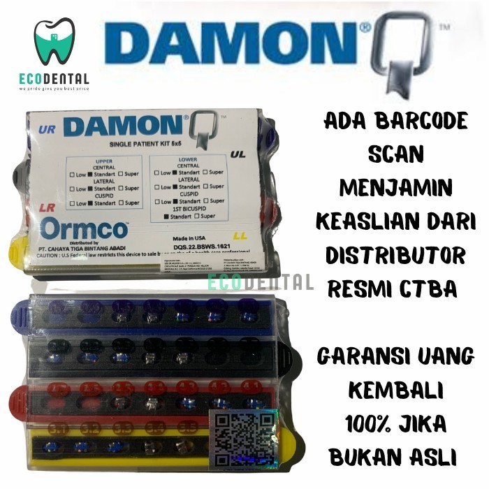 Jual Damon Q Damon Quantum Original Ormco Ctba Garansi Dijamin Asli ...