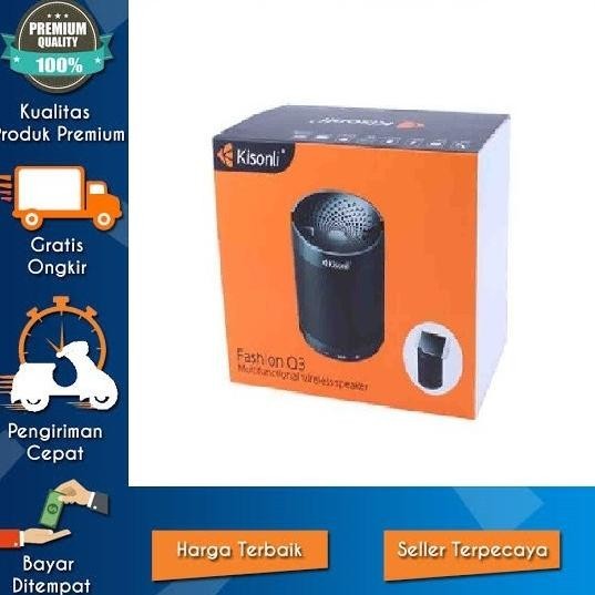 Jual Baru Speaker Kisonli Q3 Portable Bluetooth / Kisonli Q3 Extra Bass ...