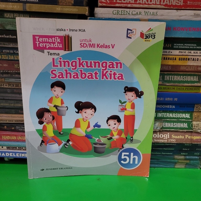Jual BUKU BEKAS TEMATIK TERPADU KELAS 5H SD ERLANGGA K13 REVISI ...