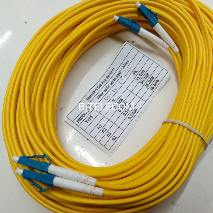 Jual Path Cord Lc To Lc 30 Meter Duplex Singlemode/ Kabel Optik Lc Lc ...