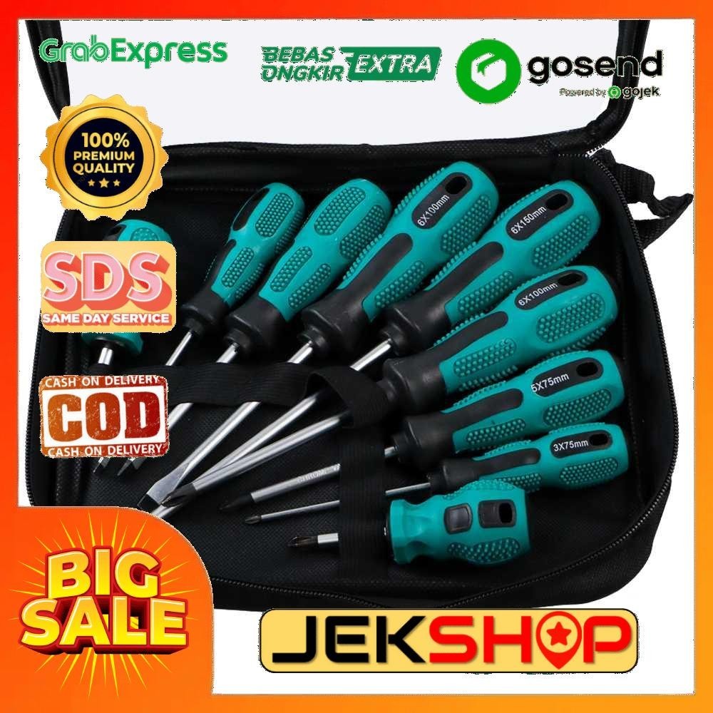 Jual Obeng Set Reparasi Magnetic Head 9 in 1 - SK803 Taffware | Shopee ...