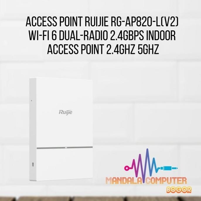 Jual Access Point Ruijie RGAP820L(V2) WiFi 6 DualRadio 2.4Gbps