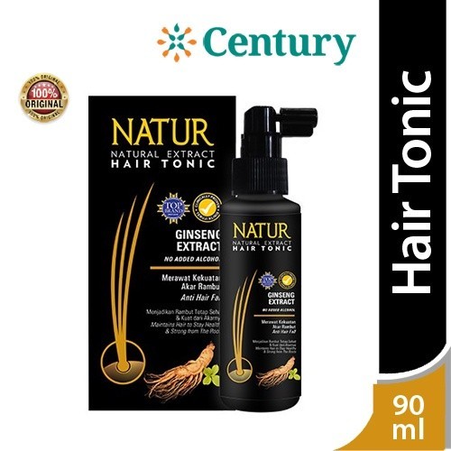 Jual NATUR TONIC GINGSENG 90 ML / TONIK GINGSENG / HAIR TONIC / TONIK ...