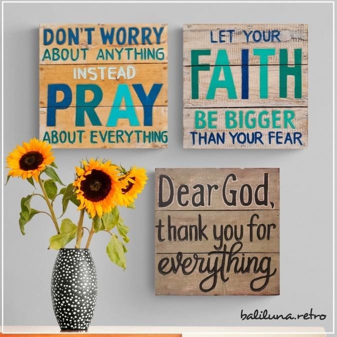 Jual Hiasan dinding Rohani handmade Wall Decor kristen katolik poster ...