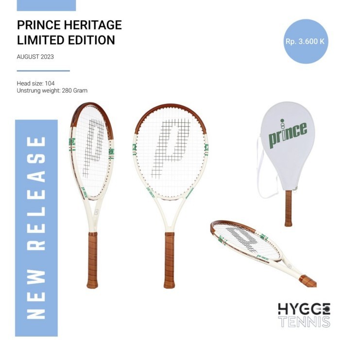 Jual Prince heritage tennis racket | Shopee Indonesia