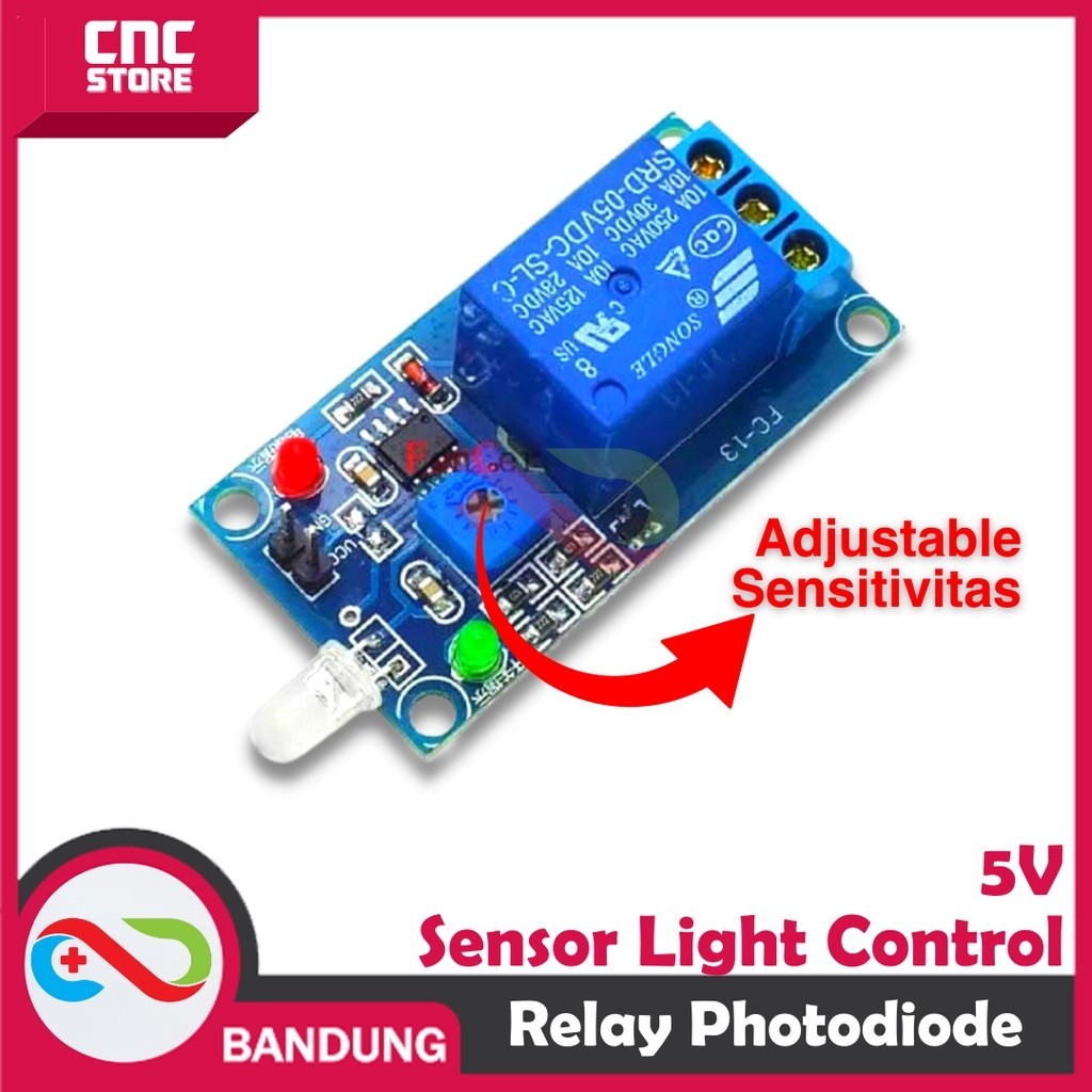 Jual RELAY SENSOR LIGHT CONTROL PHOTODIODE 5V SWITCH MODULE | Shopee ...