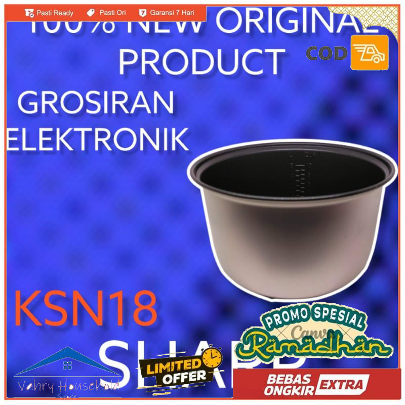 Jual SPAREPART INNER POT Sharp Magic Com KSN18 Rice Cooker 18L ORI ...