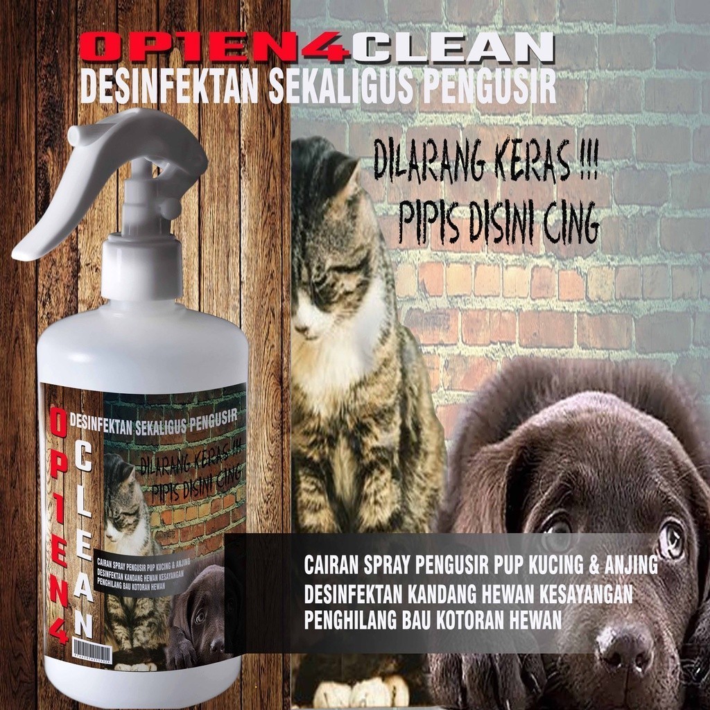 Jual Spray Desinfektan Pengusir atau Anti anjing dan kucing pup pipis