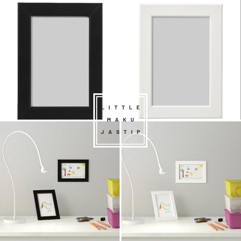 Jual [READY] Fiskbo frame foto minimalis monochrome 2 in 1 frame meja ...